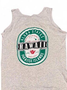 Hawaii Graphic Tank Top Aloha States Design